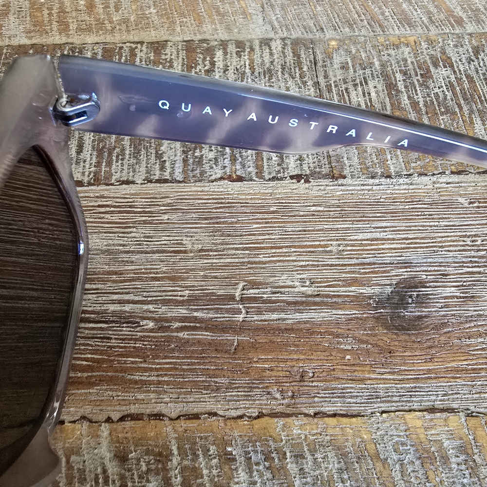 Quay Tortoiseshell Square Sunglasses - Picture 3 of 5